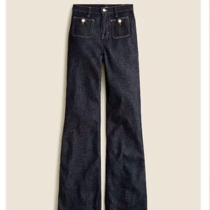 NWT JCrew Women's Deep Indigo Flare Jeans